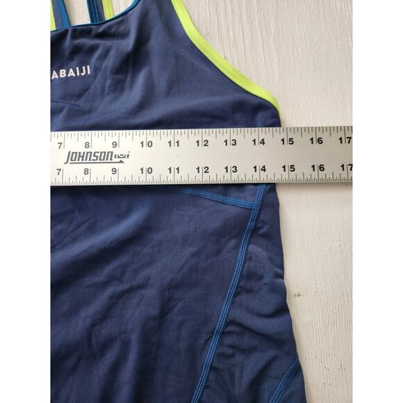 Nabaiji Women Large One Piece Navy Open Back Swimwear - Picture 8 of 11